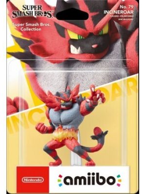 Amiibo Incineroar Colección Super Smash Bros Nº79