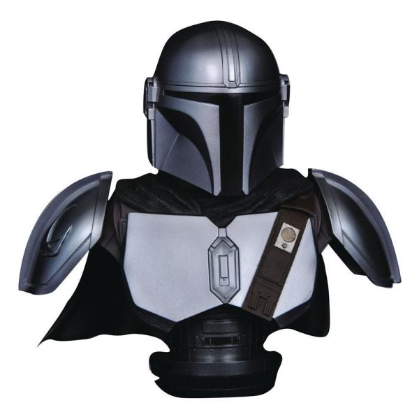 Figura The Mandalorian Busto Beskar Resina 25cm