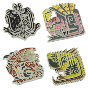 Set Pins Monster Hunter World