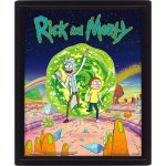 Poster 3D Rick y Morty Portal