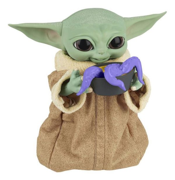 Figura Grogu Galactic Snackin Animatronico