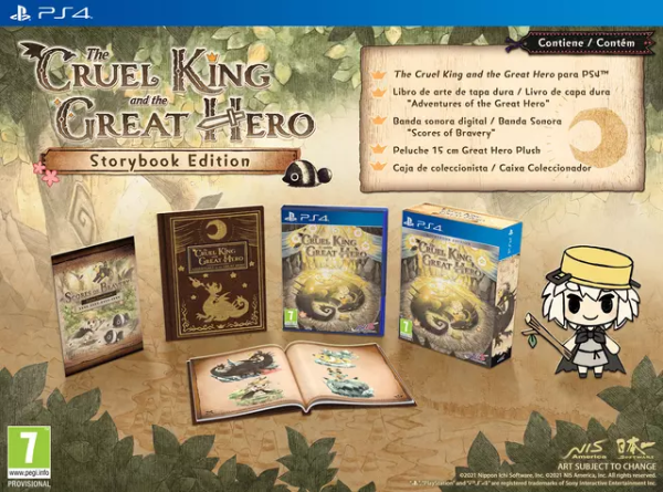 The Cruel King and the Great Hero Storybook Edition PS4