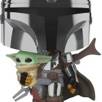 Funko Pop The Mandalorian with The Child 380 Super Size
