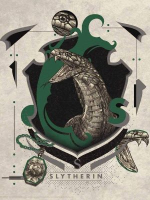 Lamina Escudo Slytherin Harry Potter