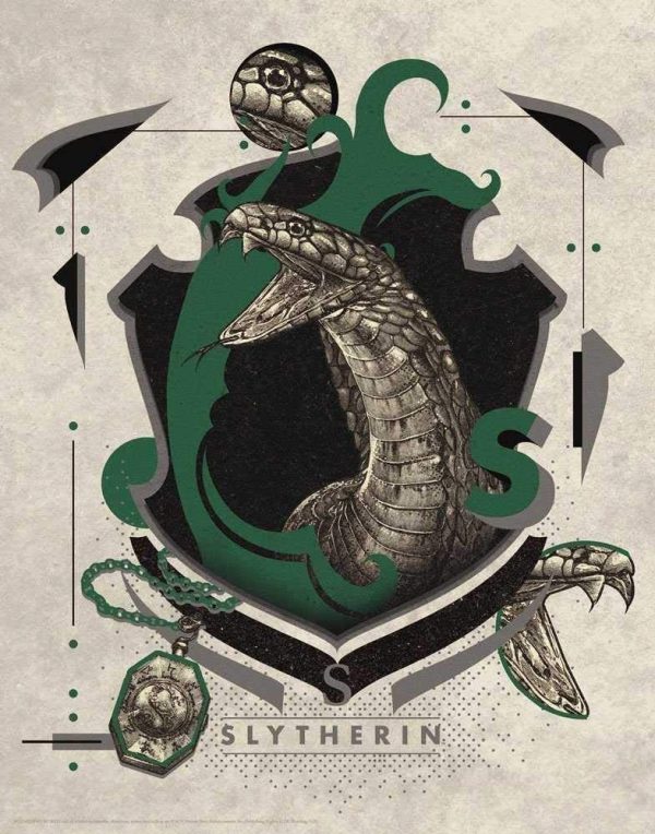 Lamina Escudo Slytherin Harry Potter