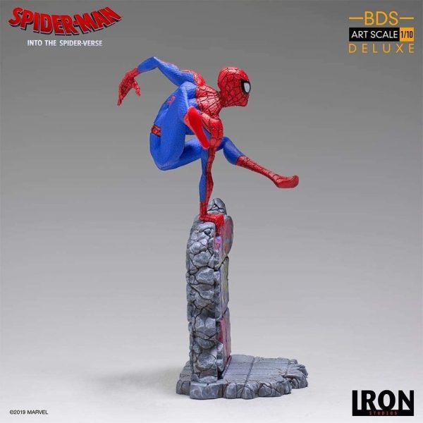 Figura Spiderman Peter B. Paker Un Nuevo Universo Iron Studios 1/10