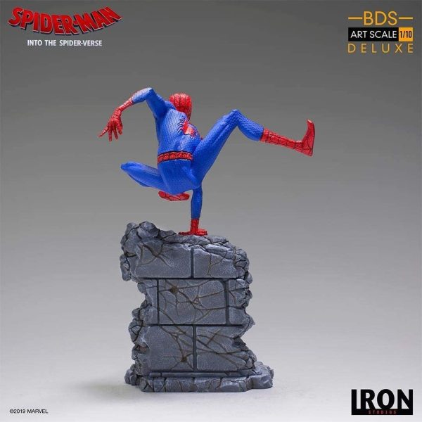 Figura Spiderman Peter B. Paker Un Nuevo Universo Iron Studios 1/10