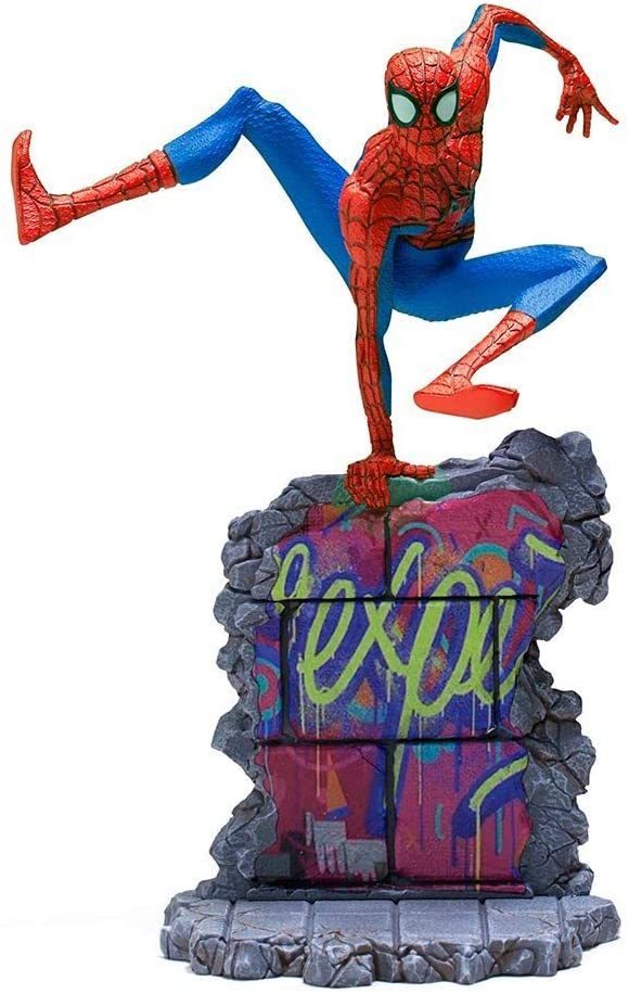 Figura Spiderman Peter B. Paker Un Nuevo Universo Iron Studios 1/10