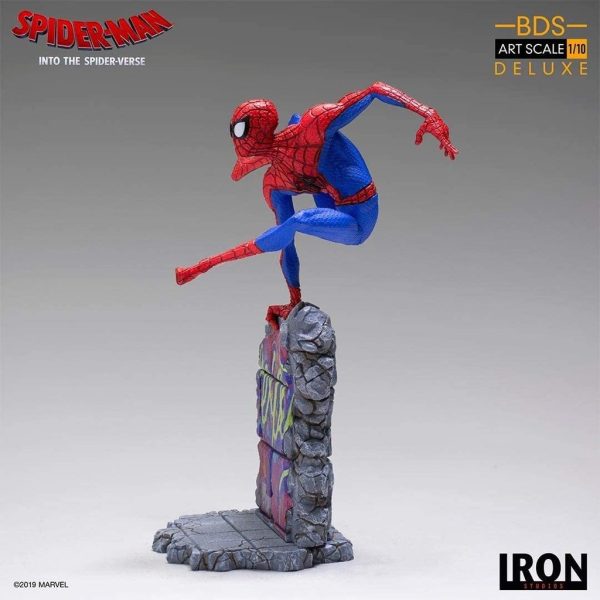 Figura Spiderman Peter B. Paker Un Nuevo Universo Iron Studios 1/10