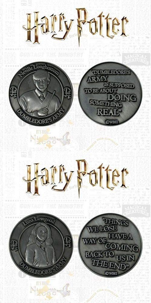 Pack Monedas Neville y Luna (Edición Limitada Numerada) Harry Potter