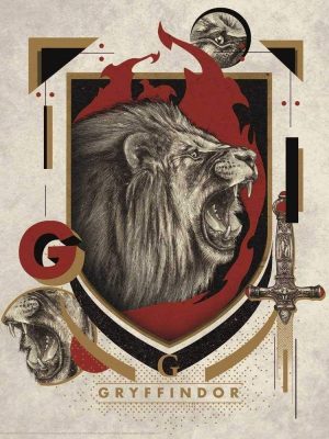 Lamina Escudo Gryffindor Harry Potter