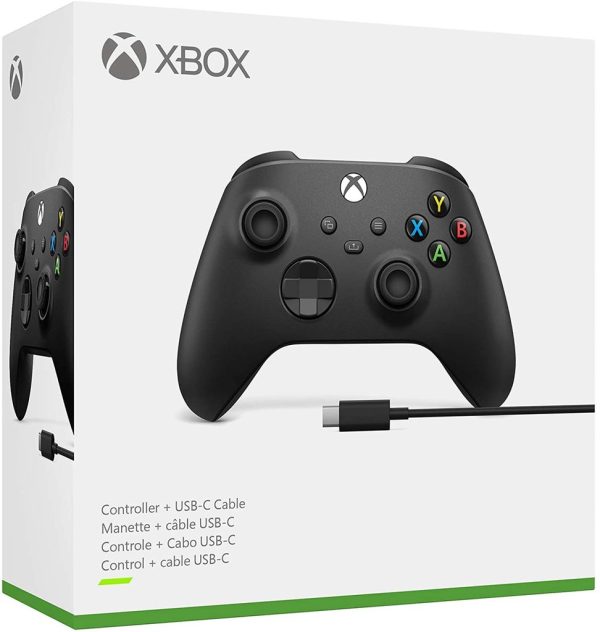 Controller Xbox Series X Black + Cable USB Tipo C