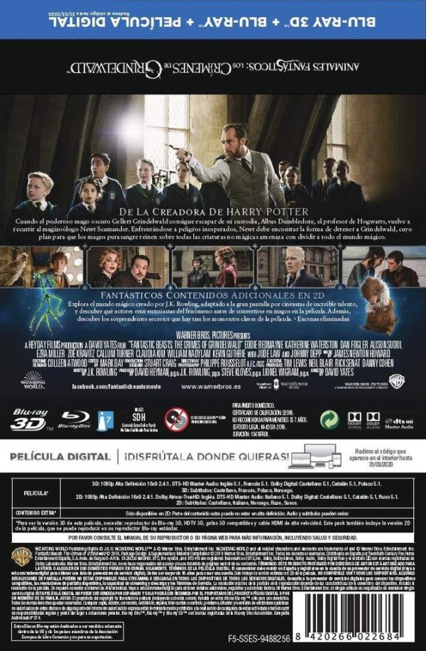 Animales Fantásticos Los Crímenes de Grindelwald BR DIGIBOOK