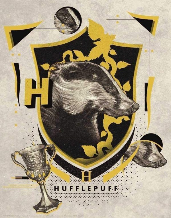 Lamina Escudo Hufflepuff Harry Potter