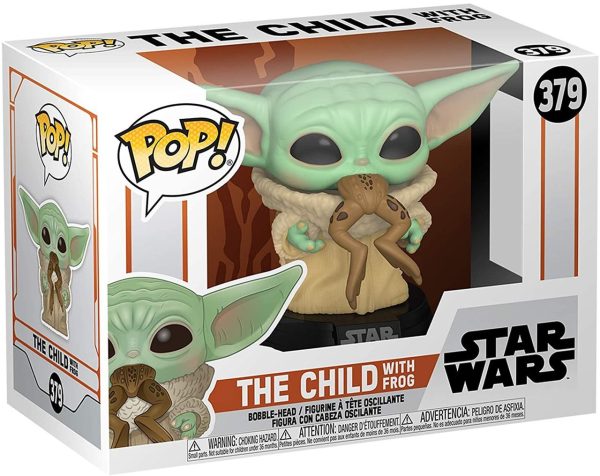Funko Pop  The Child Baby Yoda with Frog 379