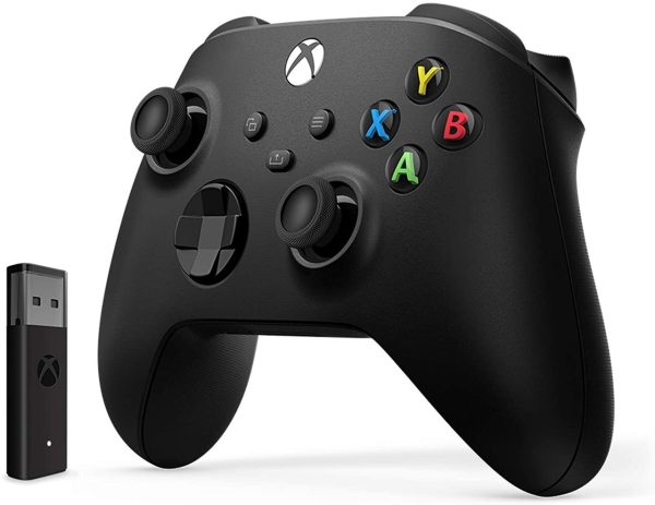 Controller Xbox Series X Black + Adaptador Windows