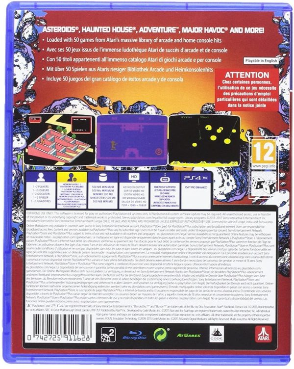 Atari Flashback Classics Vol. 2 Ps4