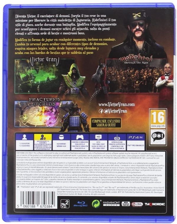 Victor Vran Overkill Edition Ps4