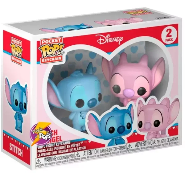 Pocket Pop Stitch & Angel 4 cm