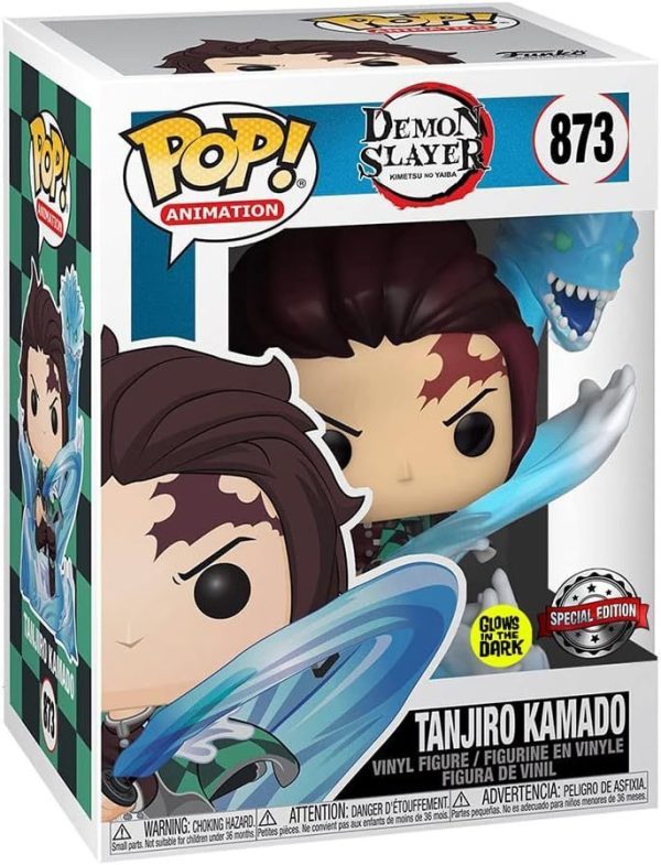 Funko Pop Tanjiro with Dragon Demon Slayer 873