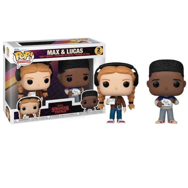 Funko Pop Max & Lucas Stranger Things 2