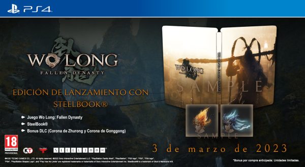 Wo Long Fallen Dynasty - Steelbook Launch Edition PS4