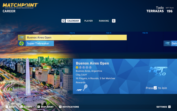 Matchpoint Tennis Championships SERIES X/S - XBOX ONE