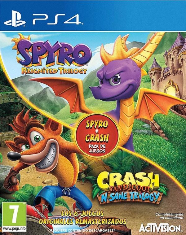Crash Bandicoot N-Sane Trilogy + Spyro Reignited PS4