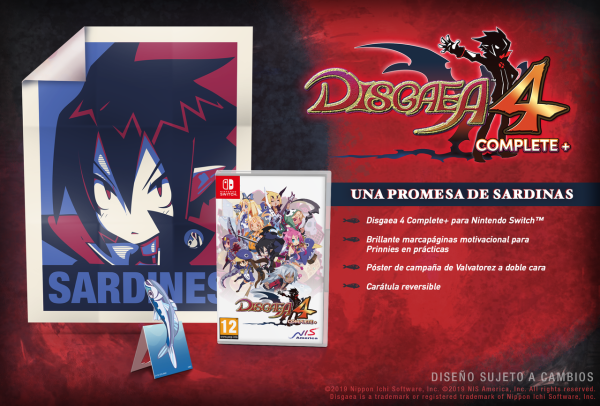 Disgaea 4: Complete+ Edición Day One Una Promesa de Sardinas SWITCH