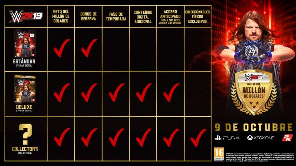 WWE 2K19 XBOX ONE