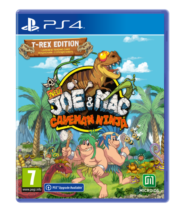 New Joe & Mac: Caveman Ninja - T-Rex Edition PS4