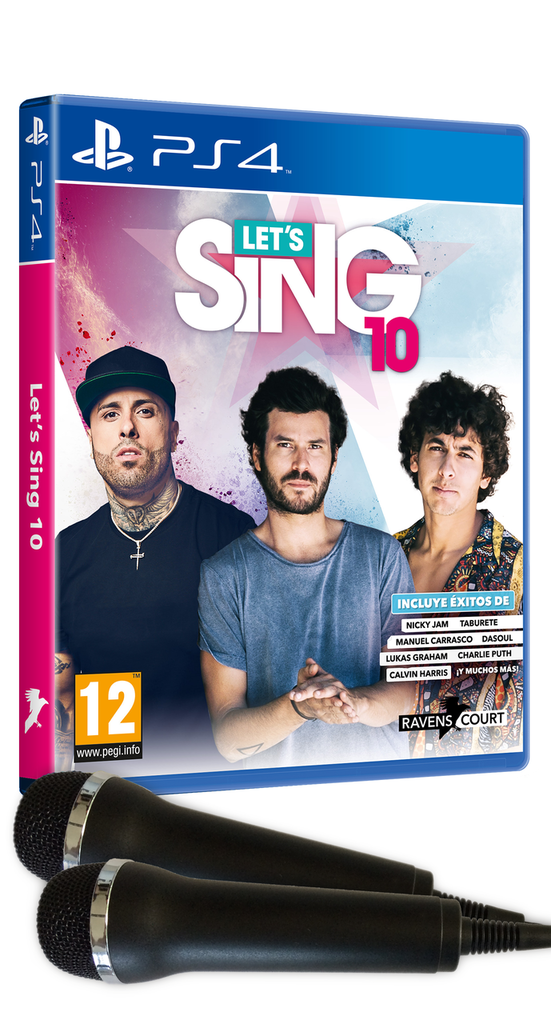 Lets Sing 10 + 2 Microfonos PS4