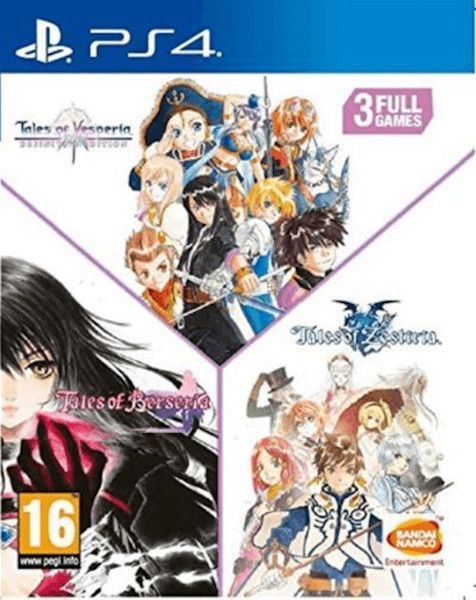 Tales of - Vesperia + Berseria + Zestiria  PS4
