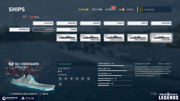 World of Warships Legends PS4