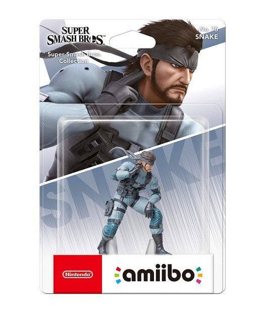 Amiibo Solid Snake (Colección Super Smash Bros)