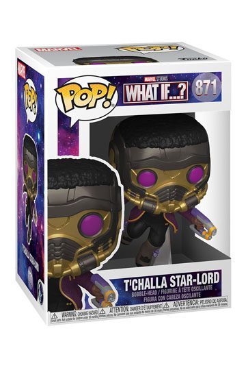 Funko Pop T'Challa Star-Lord What If...? 871