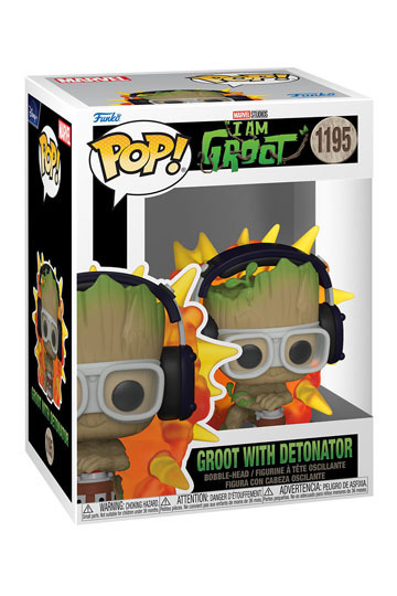 Funko Pop Groot with detonador 1195