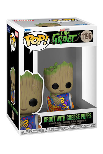 Funko Pop Groot with cheese puffs 1196