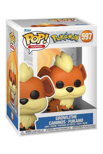 Funko Pop Growlithe Caninos Pokemon 597