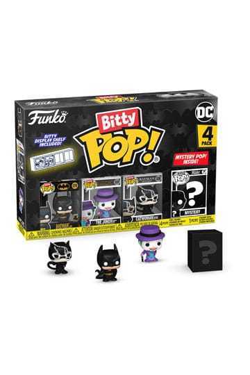 Bitty Pop Batman Pack 4 - 2,5cm