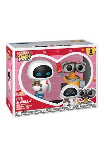 Pocket Pop Wall-e &Eve Valentines 4 cm