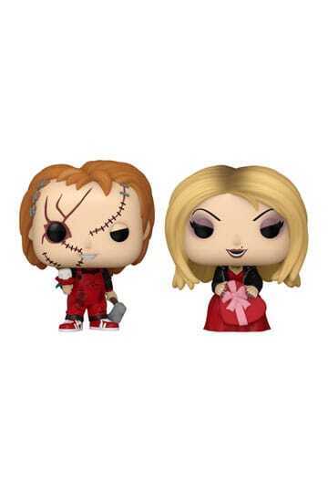 Pocket Pop Chucky & Tiffany Valentines 4 cm