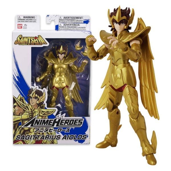 Figura Sagittarius Aiolos Anime Heroes Caballeros del Zodiaco 13cm