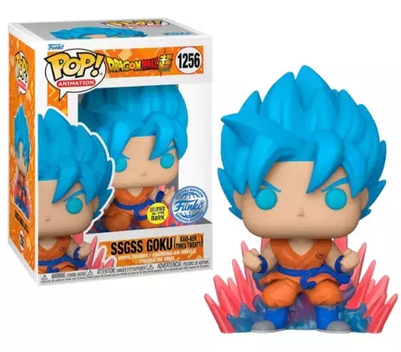 Funko Pop SSGSS Goku Kaio-Ken 1256