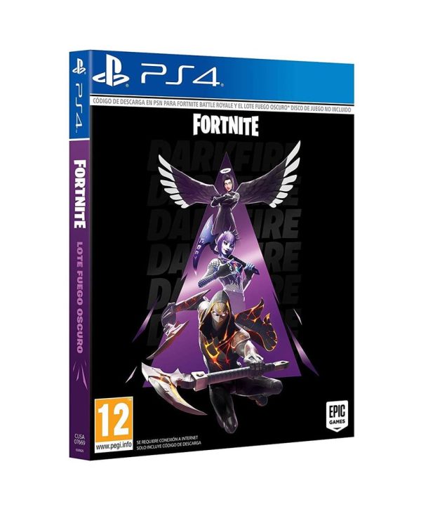Fortnite Lote Fuego Oscuro PS4