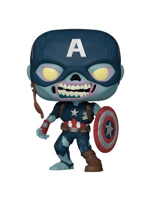 Funko Pop Zombie Captain America What if? 941