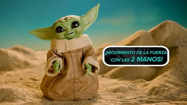 Figura Grogu Galactic Snackin Animatronico