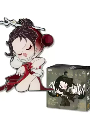 Pop Mart Pin Skullpanda The ink plum blossom serie