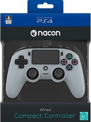 Mando Compact Controller Nacon Wired Gris PS4