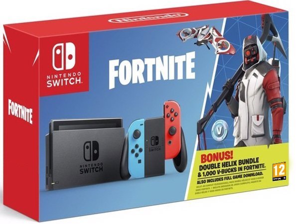 Consola Nintendo Switch Azul / Rojo Neon + Fornite
